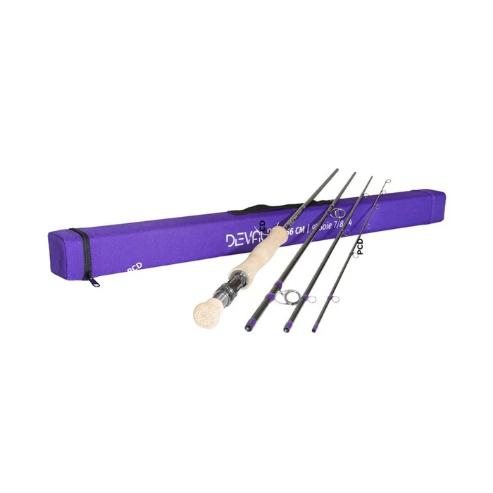 Canne Mouche Devaux T56 9 Pieds Soie 3 /4 4 Brins