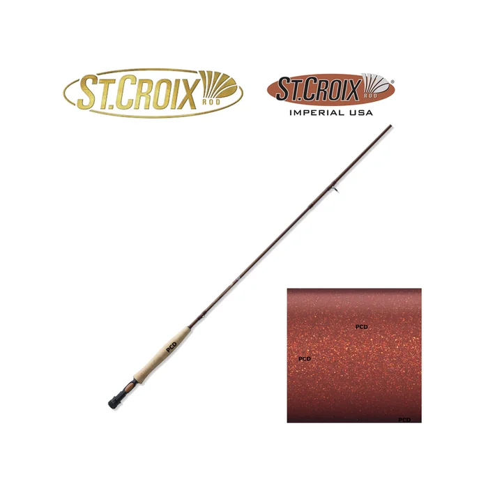 CANNE MOUCHE ST CROIX IMPERIAL USA 9 PIEDS SOIE 5 4 BRINS