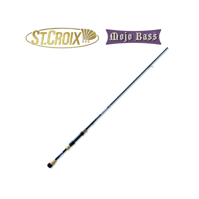 CANNE SPINNING ST CROIX MOJO BASS FAST 2M16 MH POWERSPIN 2 BRINS