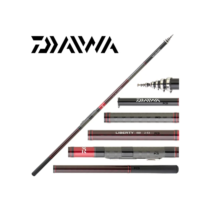 CANNE TELESOPIQUE DAIWA LIBERTY ISO 5M30 5-25G