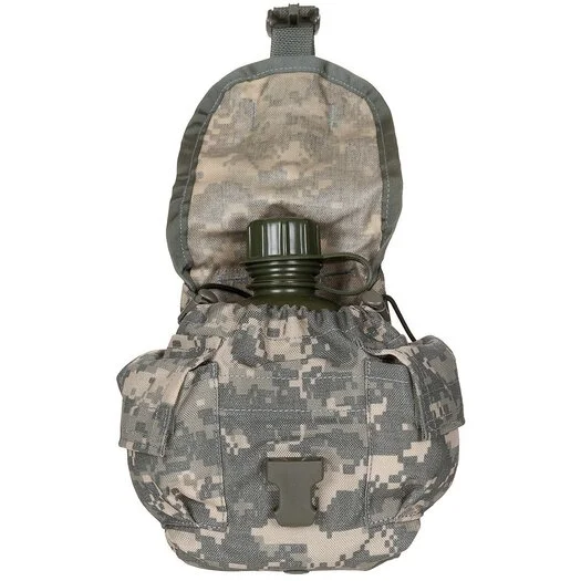 Cantine US 1QT vert olive avec Molle II canteen / general purpose pouch, UCP AT-digital