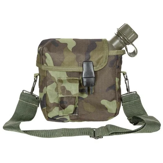 Cantine US MFH 1,9L avec couvercle et pinces alice, M95 CZ camo