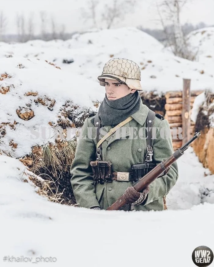 Capote – Manteau Allemand Mod 1940 – Feldgrau – Militaria WW2