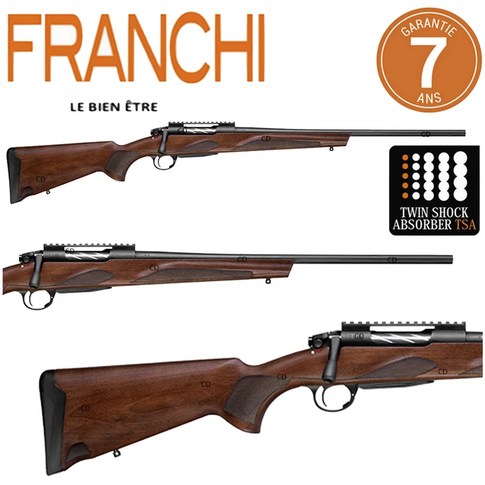 Carabine A Verrou Franchi Horizon Bois Filetée