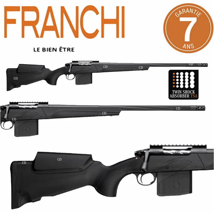 Carabine A Verrou Franchi Horizon Varmint Noire 308 Win