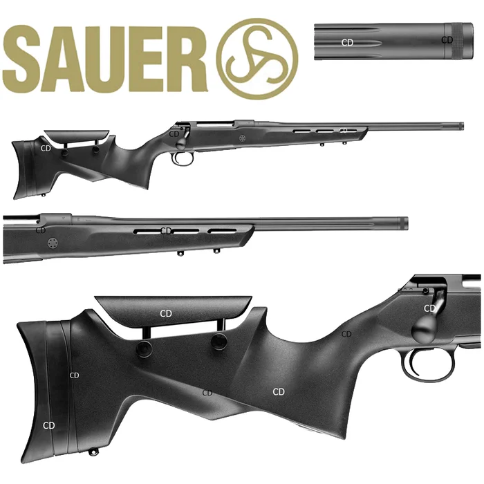 Carabine A Verrou Sauer 100 Pantera Flutée Et Filetée