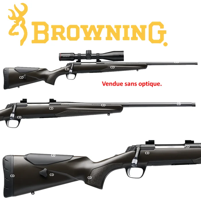 Carabine Browning X-Bolt SF Composite Brown Adj NS SM THR Filetée