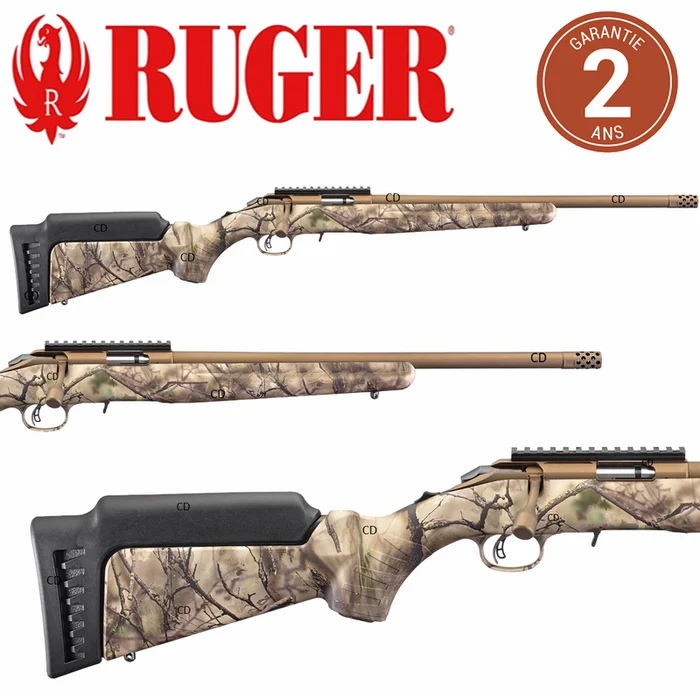 Carabine Ruger American Rimfire Bronze 22 Mag Filetée