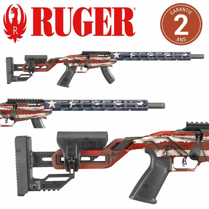 Carabine Ruger Précision Rimfire US FLAG 22LR