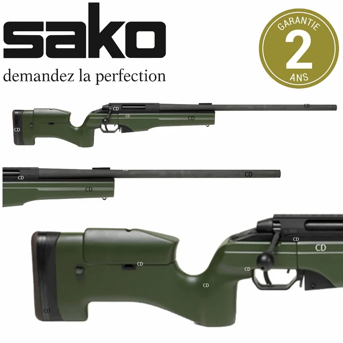 Carabine Sako TRG 42 Verte Crosse Fixe