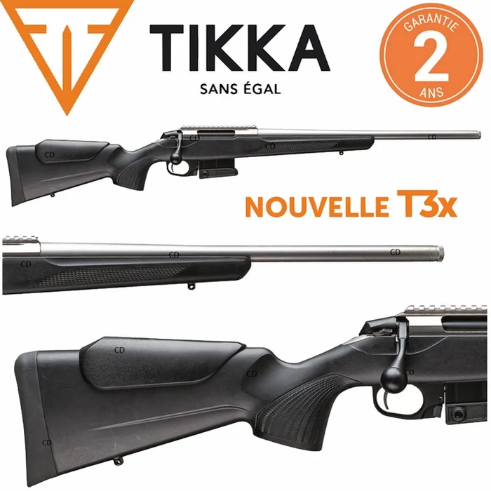 Carabine Tikka T3x CTR Compact Tactical Rifle Inox 61cm 308 Win