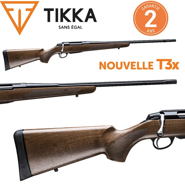 Carabine Tikka T3x Hunter Flutée