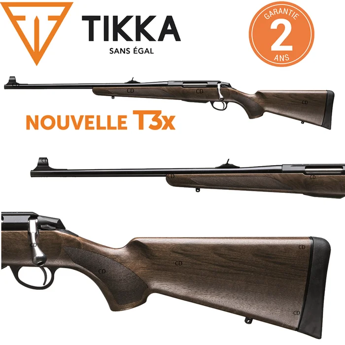 Carabine Tikka T3x Hunter Gaucher