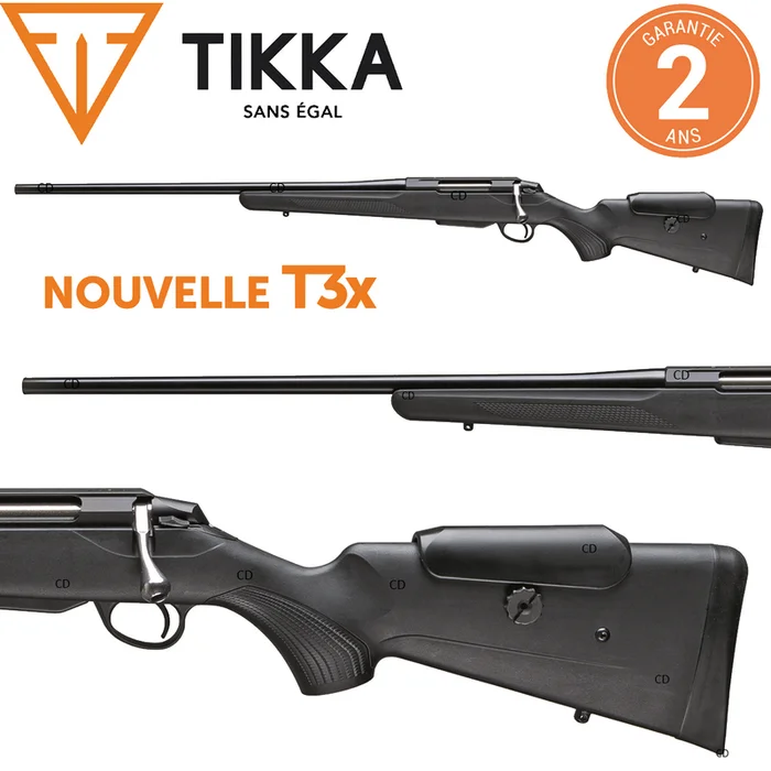 Carabine Tikka T3x Lite Ajustable Gaucher Filetée