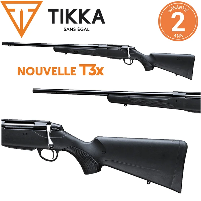 Carabine Tikka T3x Lite Gaucher Filetée