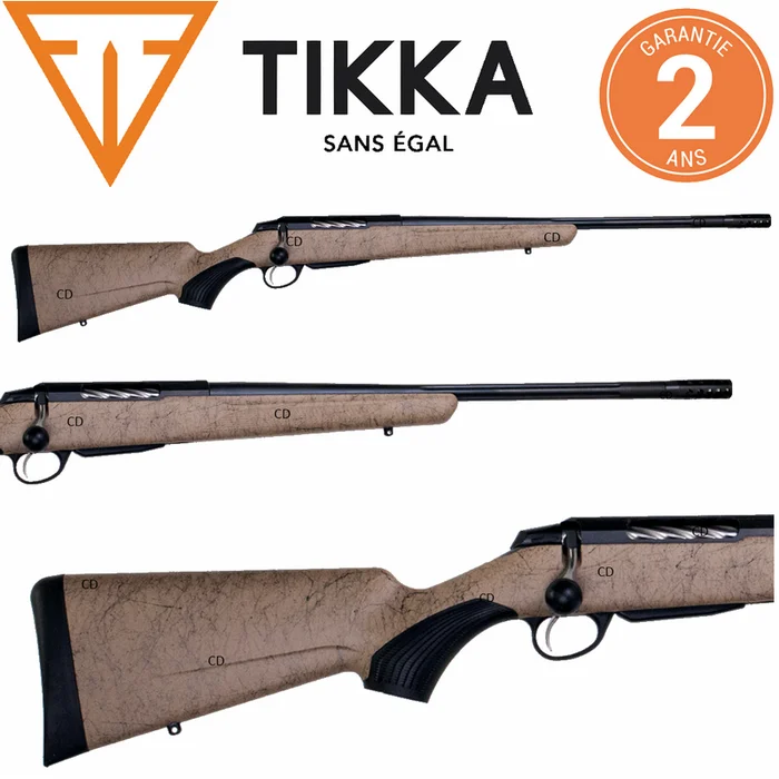 Carabine Tikka T3x Lite Roughtech Desert Filetée