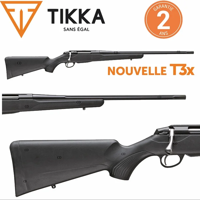 Carabine Tikka T3x Superlite Flutée Et Filetée 30-06 Sprg
