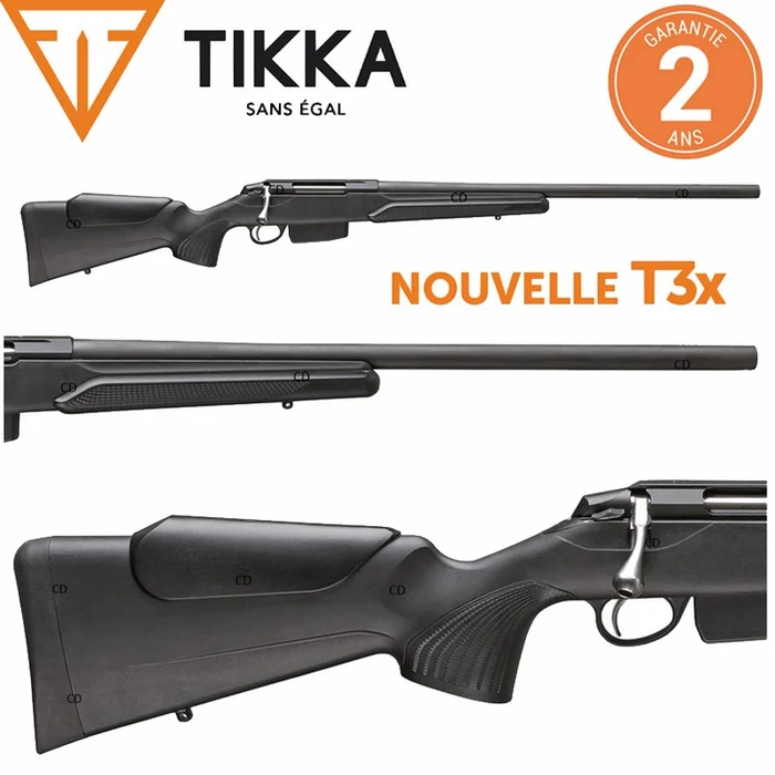 Carabine Tikka T3x Varmint Filetée 22-250 Rem