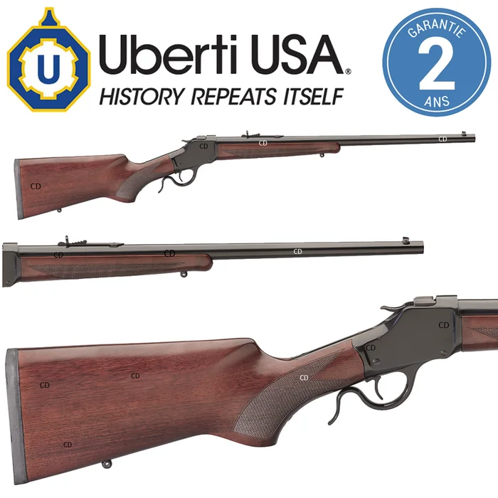 Carabine Uberti 1885 Single Shot High Wall Carbine Big Game 45 /70