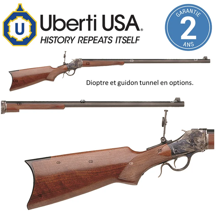 Carabine Uberti 1885 Single Shot High Wall Special Sporting Rifle Canon De 30 Pouces