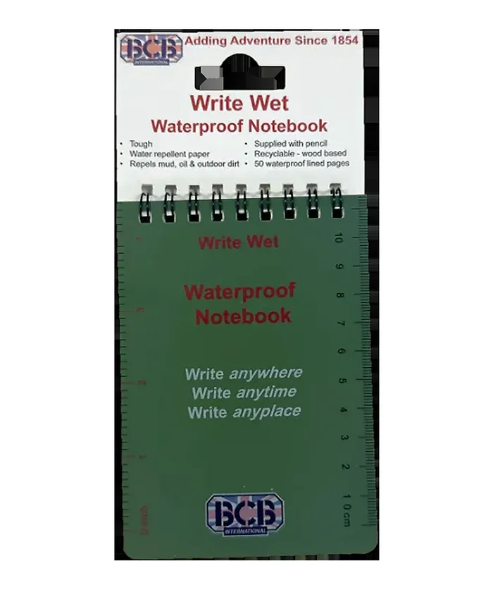 Carnet de Notes Waterproof Format Poche