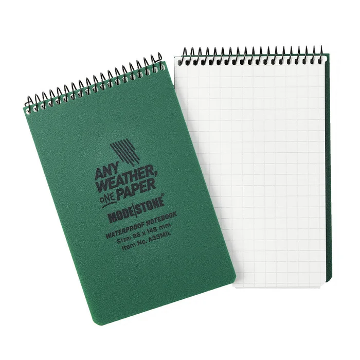 Carnet tout-temps 100 pages 96 x 148 cm – Olive Green