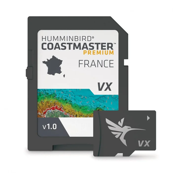 Carte detaillee des cotes francaises et Corses Humminbird Coast Master