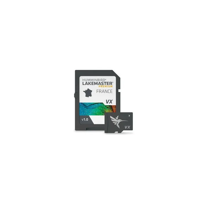 Carte detaillee des principaux lacs francais Humminbird LakeMaster