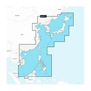 Carte navigation Mer de Chine et Japon SD