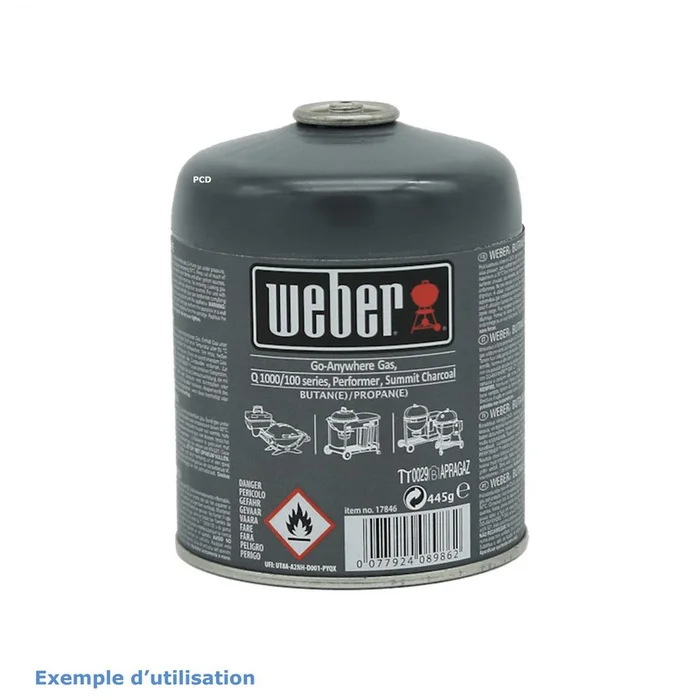 Cartouche De Gaz 445g Weber