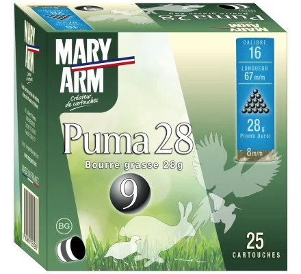 Cartouche PUMA 28 cal 16 Mary Arm