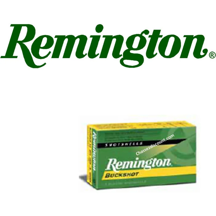 CARTOUCHES CHEVROTINES 16 PLOMBS EXPRESS BUCKSHOT REMINGTON PAR 5