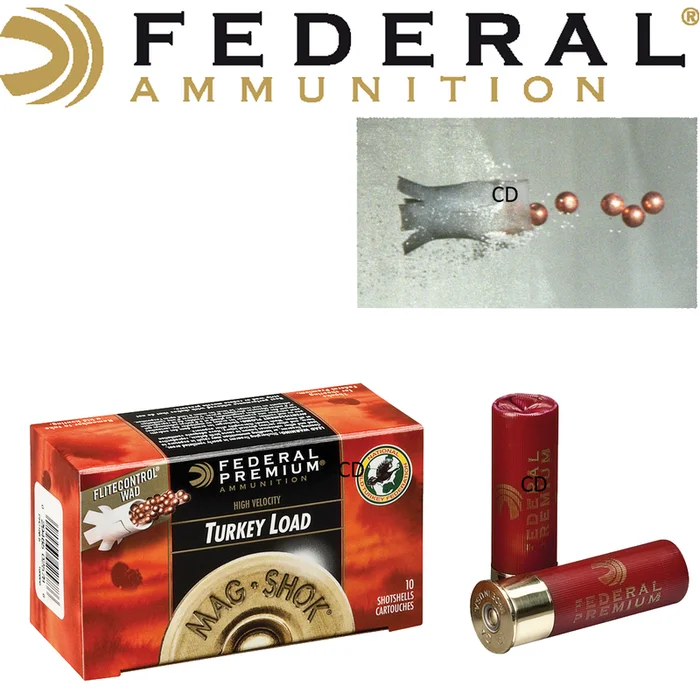 CARTOUCHES FEDERAL PREMIUM MAG SHOK 12 /76 57G PAR 10