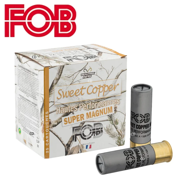 CARTOUCHES FOB SWEET COPPER SUPER MAGNUM 12 /89 PAR 25