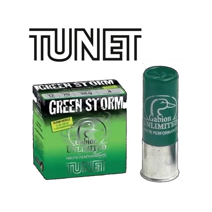 CARTOUCHES GABION UNLIMITED TUNET GREEN STORM PAR 25