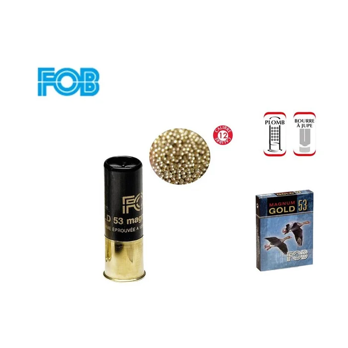 CARTOUCHES GOLD 53G MAGNUM FOB