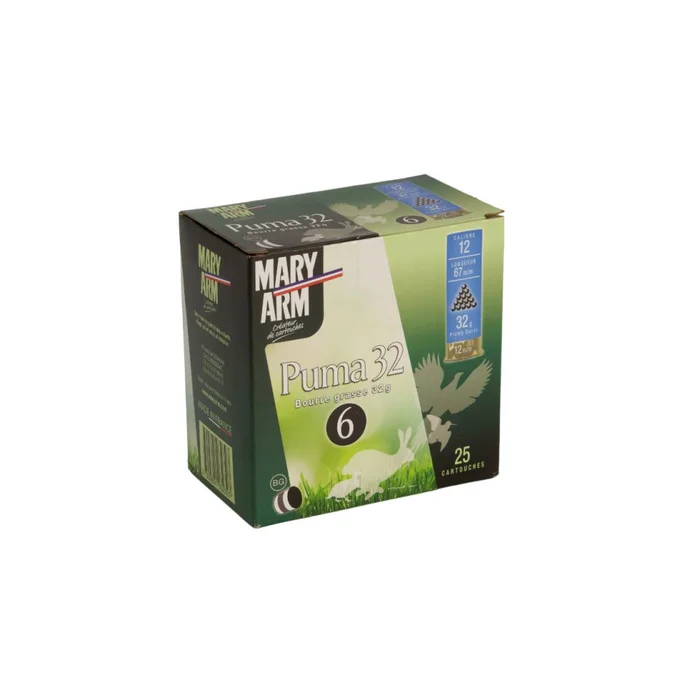 CARTOUCHES PUMA 32 12/67 32G BG X25