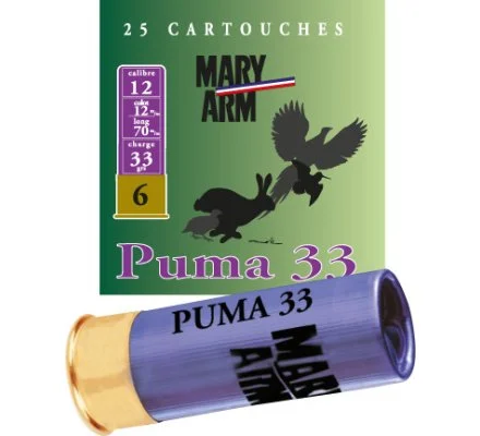 Cartouches Puma 33 cal 12 Mary Arm