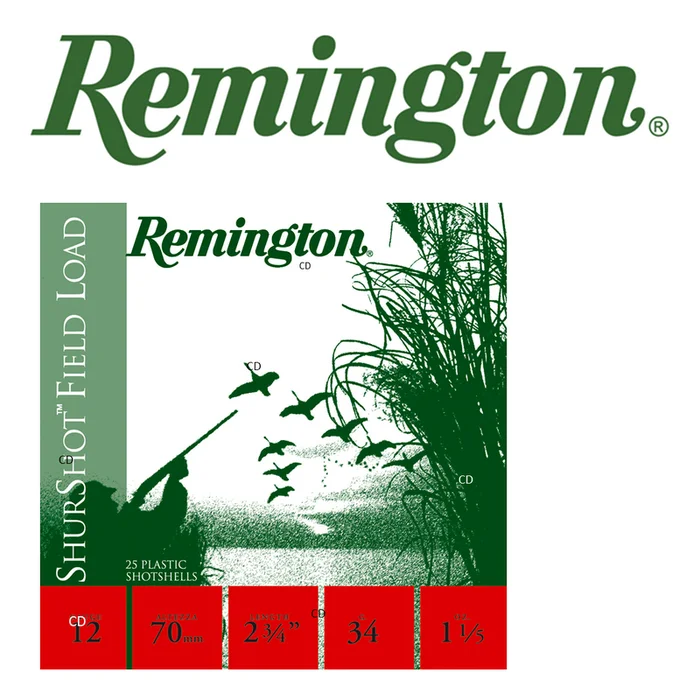 CARTOUCHES REMINGTON SHURSHOT GS 12 /70 34G PAR 25