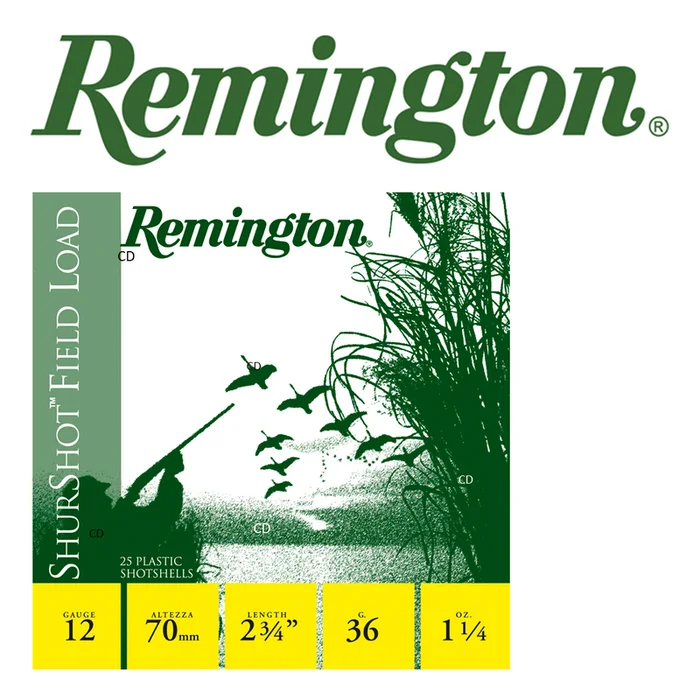 CARTOUCHES REMINGTON SHURSHOTGS 12 /70 36G PAR 25