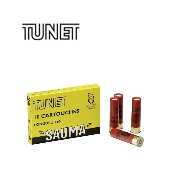 CARTOUCHES SAUMA TUNET CALIBRE 24 PAR 10