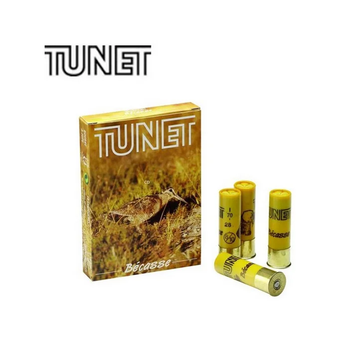 Cartouches Tunet Calibre 20 Bécasse Plombs 8+10 Par 10