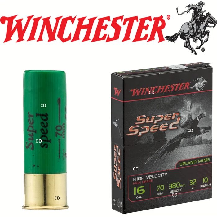 CARTOUCHES WINCHESTER SUPER SPEED G2 CALIBRE 16 PAR 10