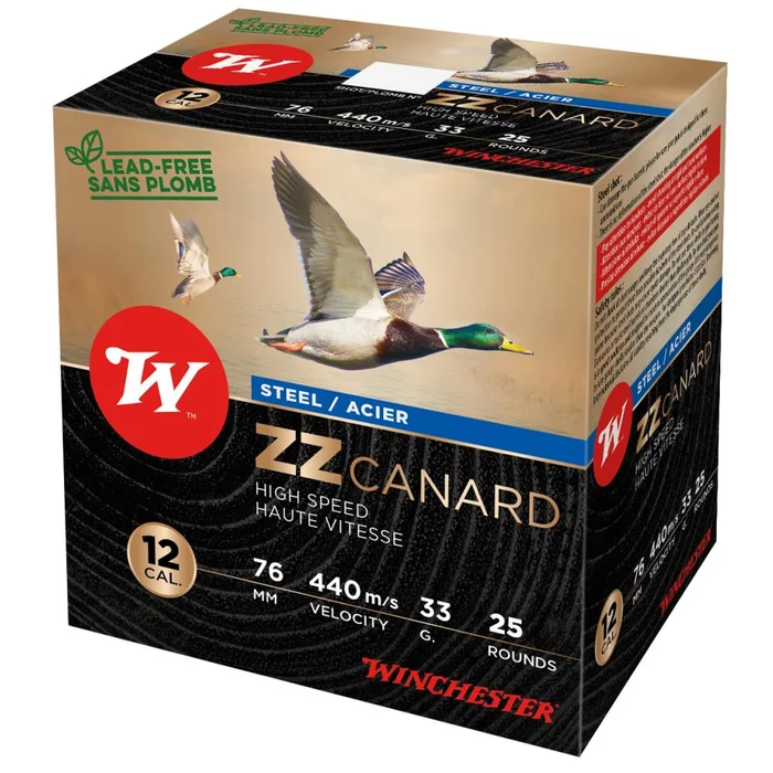CARTOUCHES ZZ CANARD 12MAG 33G X25