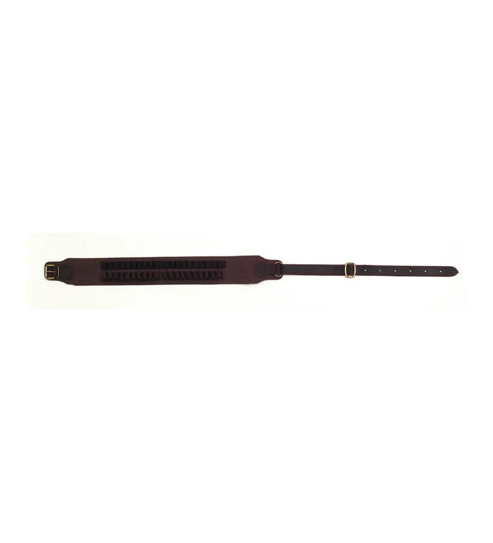 Cartouchiere 20 Balles cuir vieilli Colombi