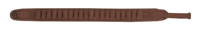 Cartouchière daim velours marron à tubes – Country Sellerie