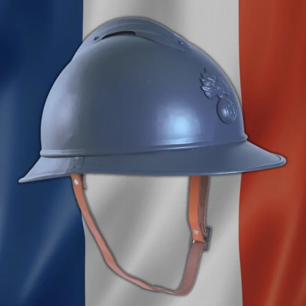 Casque Adrian Français M1915 – Réplique WW1 Qualité Musée