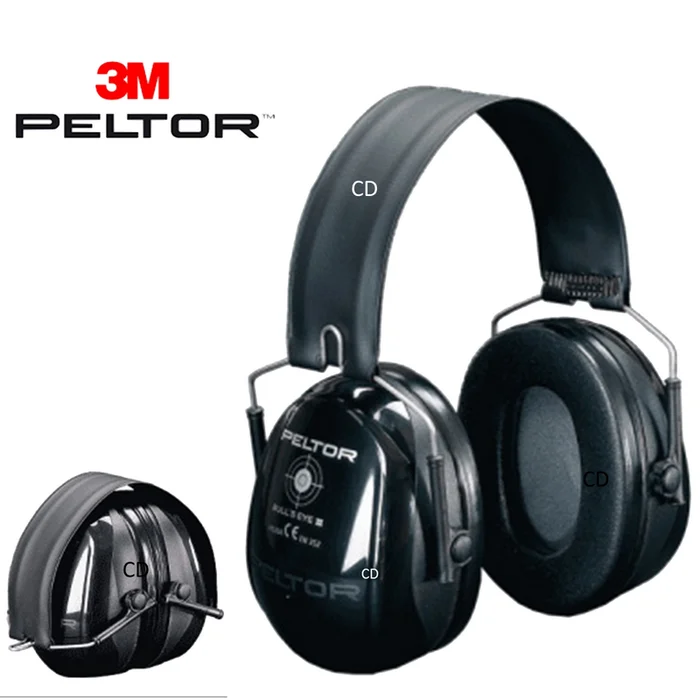CASQUE ANTI BRUIT PELTOR 3M BULL&rsquo;S EYE II PLIABLE NOIR
