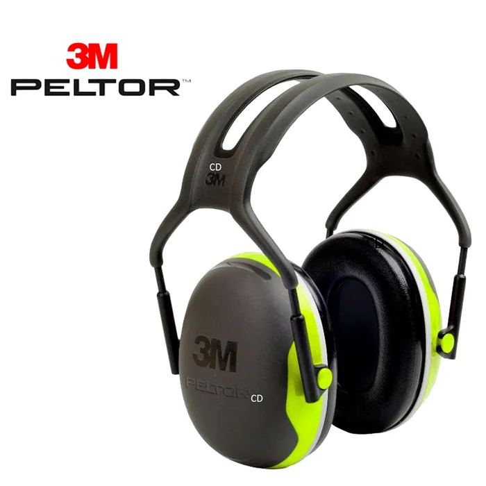 CASQUE ANTI BRUIT PELTOR 3M X4A NOIR /VERT FLUO