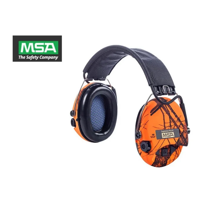 CASQUE ANTI-BRUIT SUPREME PRO X MSA CAMO ORANGE